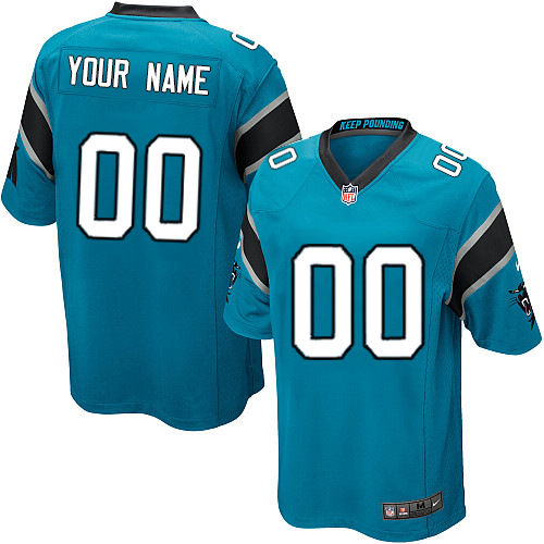 Nike Carolina Panthers Customized Blue Stitched Youth NFL Jersey